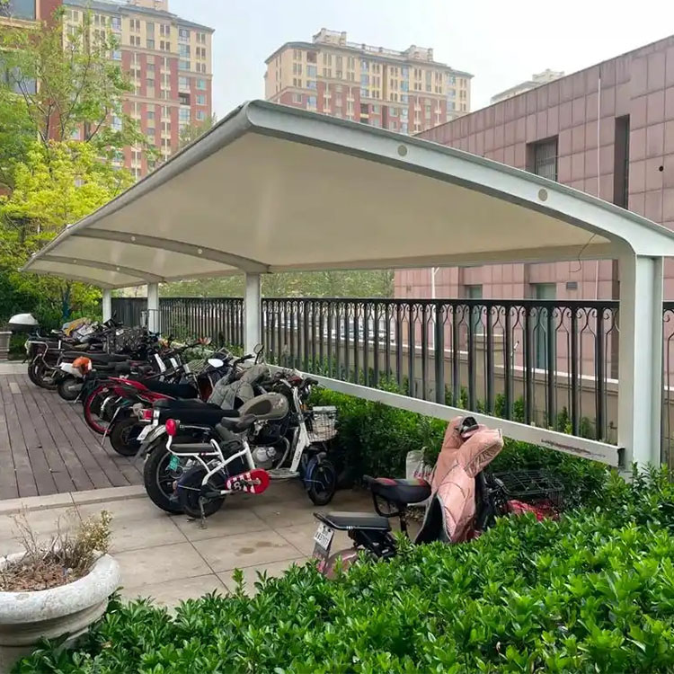 霸州市膜结构电动车棚